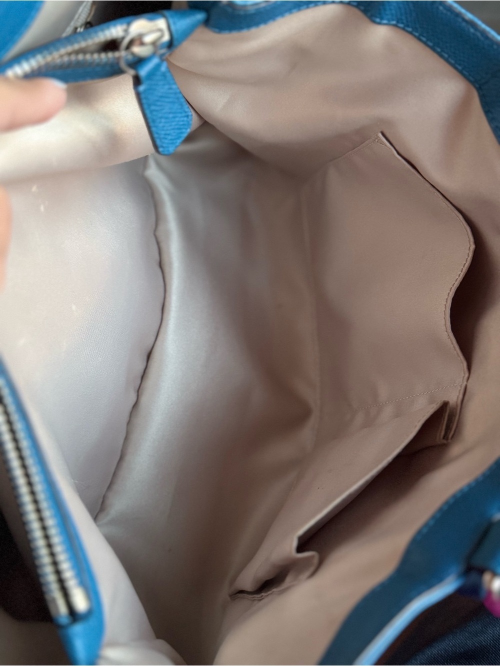 Coach blue tote 👜 - Picture 13 of 16